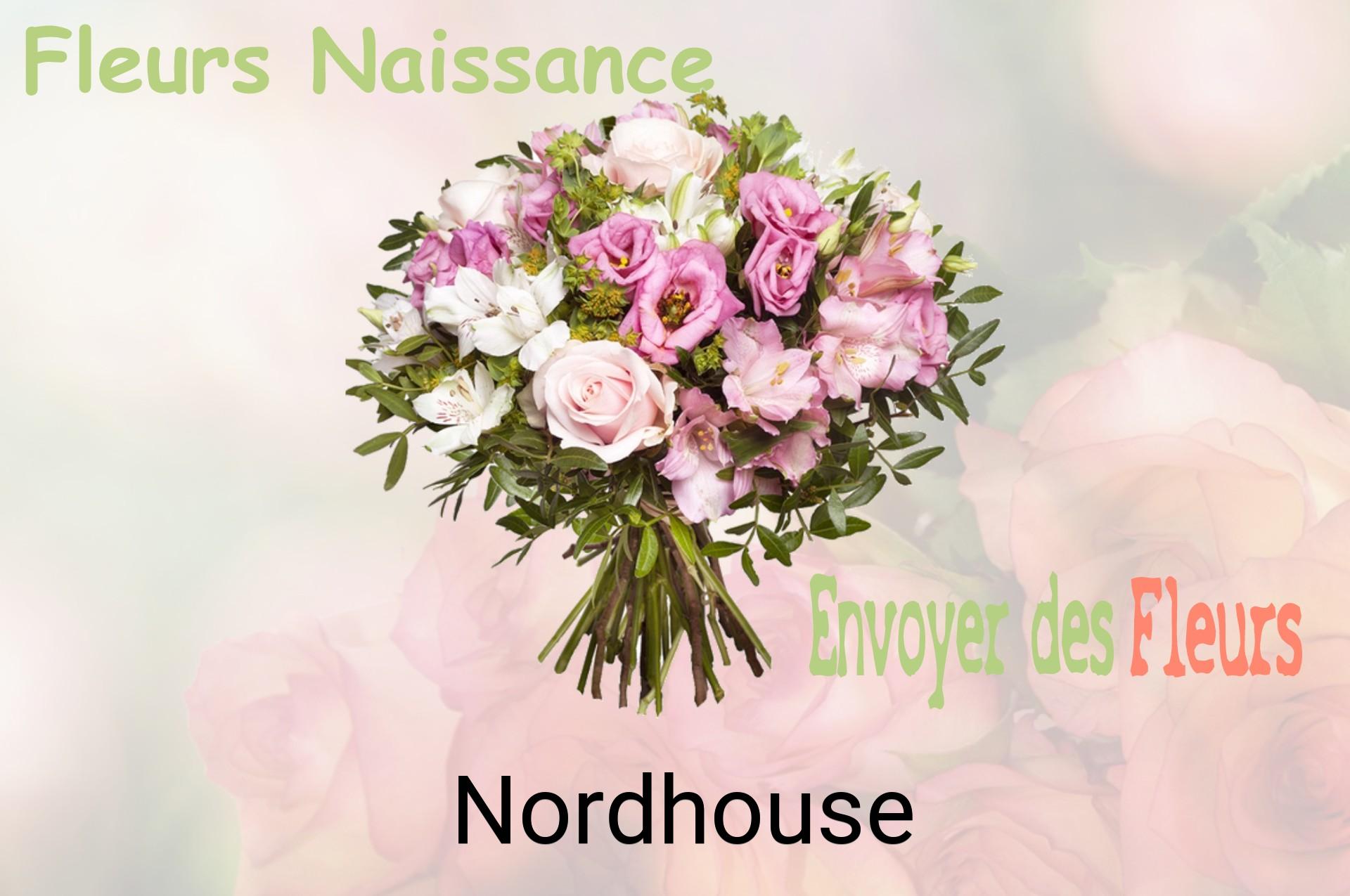 Bouquet de fleurs de naissance livré à Nordhouse